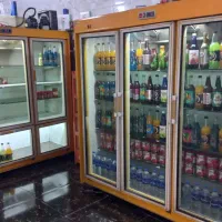 یخچال ایستاده۲متری سوپرمارکت بدون برفک کاملا سالم