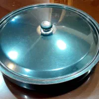ماهی تابه دو دسته درب آلومینیومی کاج