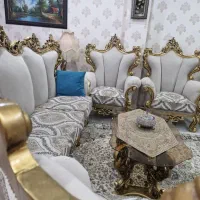 مبل ۷ نفره و نهار خوری ۸ نفره در حد نو