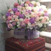 گل. باکس گل مصنوعی. باکس گل.