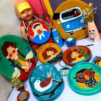 دیوارکوب و تابلو  سفالی