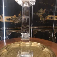 یک عدد شمعدان بلند ناب چک بوهیما|صنایع دستی و سایر لوازم تزئینی|تهران, الهیه|دیوار