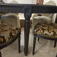 سرویس مبل و میز ناهار خوری استیل|مبلمان خانگی و میز عسلی|تهران, ونک|دیوار