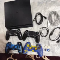کنسول ps4 slim 1T.دو دسته اورجینال