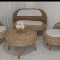 ست مبل و غذاخوری حصیری