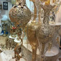 گلدان فرشته ۱ متری برنز آنتیک برنجیان