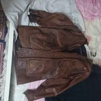 کاپشن چرم اصل