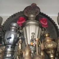 لوستر آینه و شمعدان لوازم خانه و منزل لوستر برنز