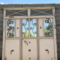 درب حیاط سنگین