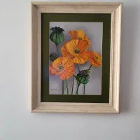 تابلو نقاشی مداد رنگی
