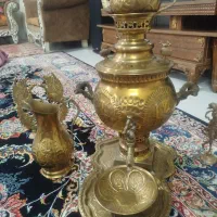 ست سماور قلم کاری شده 8لیتری