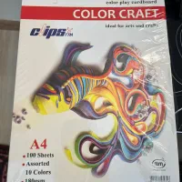 مقوای رنگی ۱۰ رنگ color craft