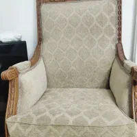 مبل استیل ۹ نفره همراه جلو مبلی و دو عسلی