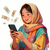 درآمد روزانه با گوشی در منزل