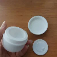 قوطی کرم سفید دوجداره بدنه بزرگ ۳۰ گرمی