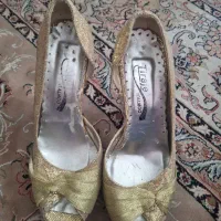 کفش مجلسی طلایی