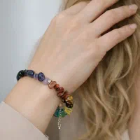 دستبند سنگ هفت چاکراه