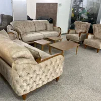 مبل پارچه تدی / مبل تخت شو / اقساط بدون سود/کد۷۳۲۱