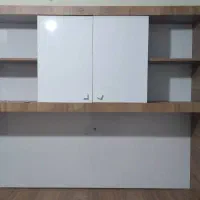 میز تحریر و قفسه کتاب mdf