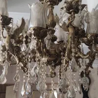 لوستر برنجی طرح فرشته