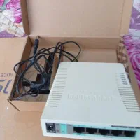 روتر میکروتیک RB951G-2HnD گیگابیتی سالم با آداپتور