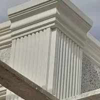 سیمانکاری  طرح چوب وسنگ و نمای رومی سیمانی