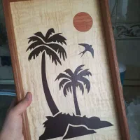 سینی چوبی دست ساز