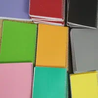 دفتر سیمی 80 برگ قیمت عمده طلقی