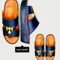 دمپایی زیره بلند دست دوز چرم(فقط عمده)