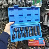جعبه ۱۰ عددی آلن بکس شش گوش مشکی مات