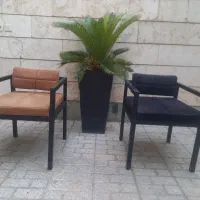 صندلی طرح چرم چوبی اختصاصی جهت کافه