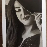 نقاشی چهره سیاه قلم هدیه خاص