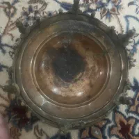منقل و سینی برنجی آنتیک و قدیمی (قدمت بالای ۶۰ سال