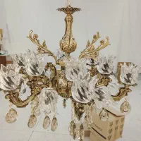 لوستر تمام برنز8شعله