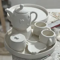 تولیدی ظروف سرامیکی (بیسکوییت خام ، نقاشی شده )
