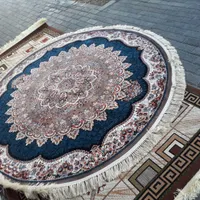 فرش دایره ۷۰۰شانه گرد۲×۲ دستبافت گونه قهوایی|فرش|تبریز, |دیوار