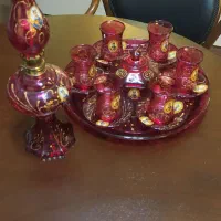 ست استکان نعلبکی طرح قاجاری
