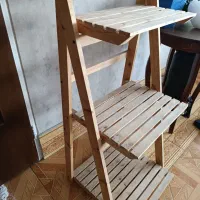 استند چوب روس گلدان