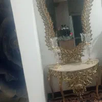 آینه کنسول آلیاژ یا طرح برنج