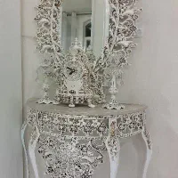 آینه وشعمدان وساعت کاملا سالم ودرحد نو