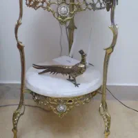 میز تلفن برنز