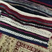 خورجین|گلیم، جاجیم، گبه|کاشان, لتحر|دیوار