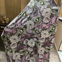 چادر رنگی ساتن طلاکوب