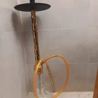 قلیون برنجی پایه بلند