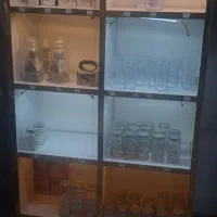 قفسه چوبی و فلزی