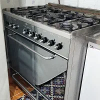 اجاق گاز فر سالم تمام استیل