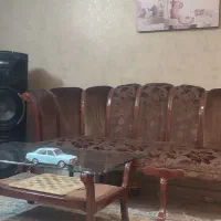 مبل ۷ نفره همراه با جلو مبلی و عسلی