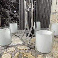 لوستر استیل 5شاخه