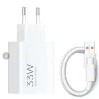 کلگی با کابل سرکارتنی اصلی ۳۳وات شیائومی اصل اصل|لوازم جانبی موبایل و تبلت|قم, نیروگاه|دیوار