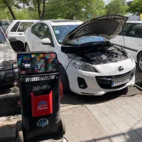 شارژ گاز کولر خودرو با دستگاه تمام اتوماتیک